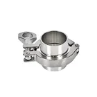 304 Steel Fitting Fitting Pipe Fitting Yongda 304 316 Sanitary Stainless Steel Pipe Fitting Ferrule Tri Clamp