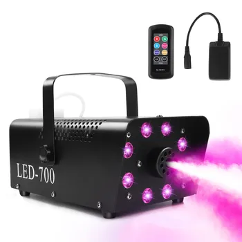 700W LED Strong Output Remote Control Fog Machine New Model Smoke Machine Halloween Party Wedding Factory Price