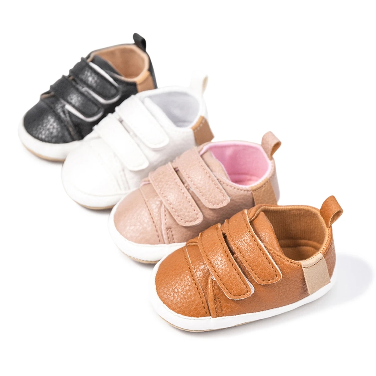 High Quality Customization Walking Shoes Baby Sneakers Sport Breathable Organic PU Leather Baby Casual Shoes