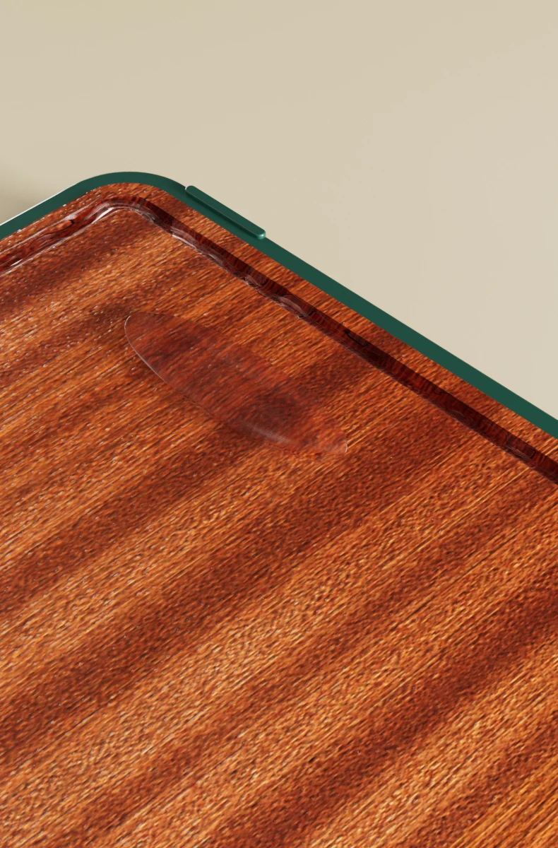 Kitchenware Bamboo Double Side Stainless Steel Chopping Board Block Wood Antibacterial Multifunctional Cutting Board with Handle