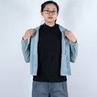 Jacket Blue Vintage In Fall New Denim Jacket Women's Trend Short Top Go With Workwear Casual Loose Jean Jacket