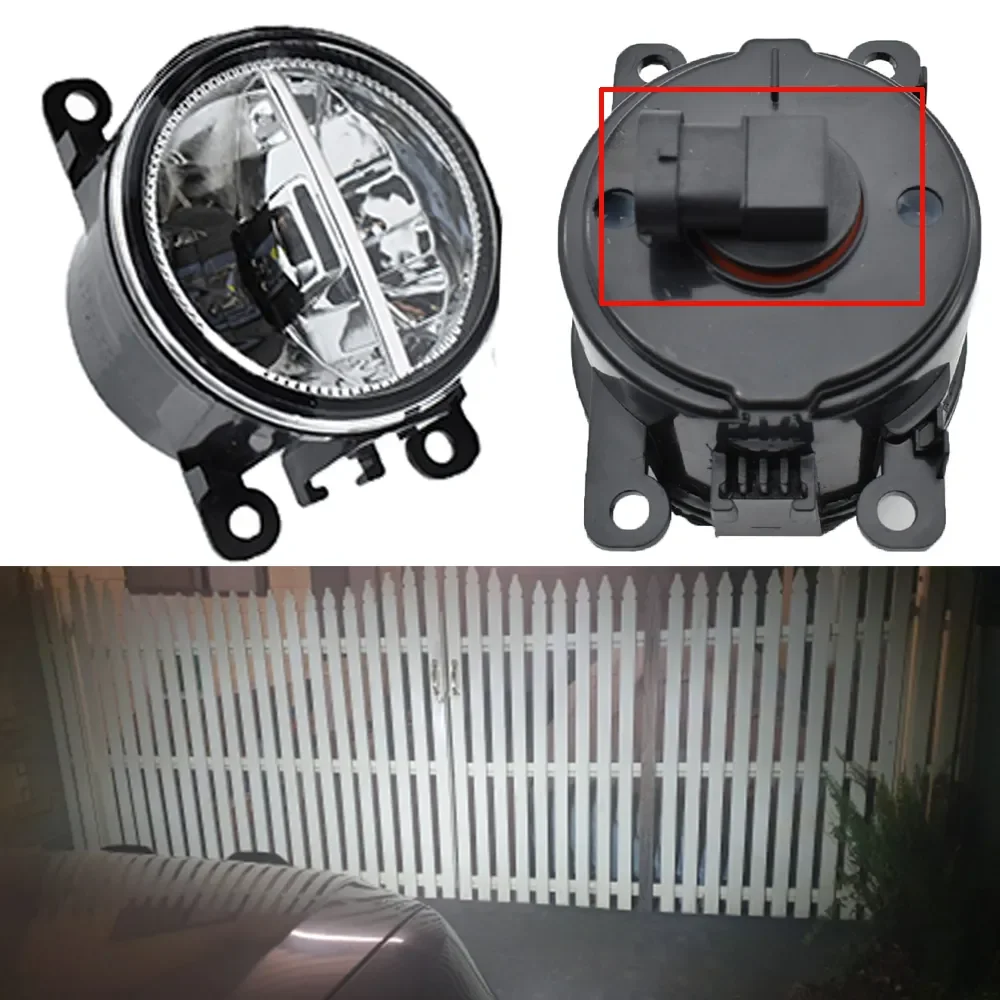 Left+Right Fog Light Assembly Super Bright LED Fog Lamp For Honda CR-V CRV 2.4L L4 2012 2013 2014 with H11 interface