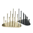 Golf Gold Best Christmas Gift Factory Customized Display Rack Golf Ball Display Stand Gold