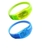 Flashing Bracelet Led Bracelet For Event Or Concert Custom Printing Silicone Flashing LED Bracelet Light Up Wristband