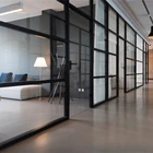 Sound Hot Sale Sound Proof Office Glass Glass Doors Tempered Partition Glass
