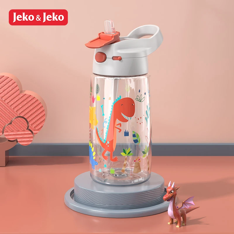 Jeko&Jeko Color Rotating Bottle Neck Candy Alkaline Kawaii Bpa-Free Water Bottle
