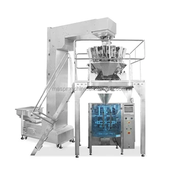 automatic vertical 1kg 2kg rice packing machine grocery beans granules soybean grains packaging machine weighing bagging machine