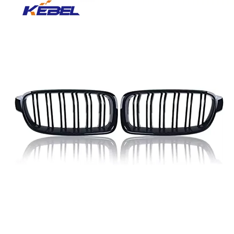 2013-2019 for BMW 3-Series F30 F35 Car Front Grille Gloss Black ABS Bumper Grille New Condition details