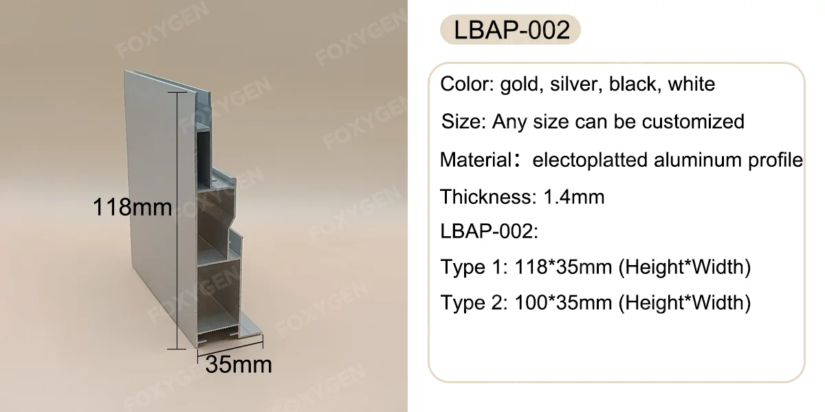 product pangui wholesale custom 4 20cm depth aluminum frame decoration edge corner profiles seg light box aluminum-3