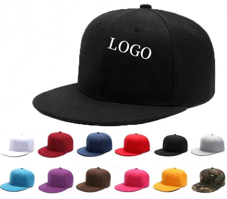 Wholesale High Quality Custom Logo Embroidered Classic Snapback Caps