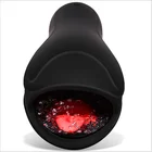 Sex 6 Beat Frequencies Vibrating Silicone Tongue Masturbator Oral Sex Toy For Men Masturbating