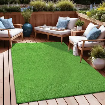 Factory direct sales realistic outdoor artificial grass carpet artificial grass pet dog lawn mat garden lawn