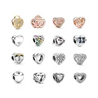 925 Sterling Silver Charm High Quality Beaded Suitable For Pandora Bracelets DIY Necklace Bracelet Charm