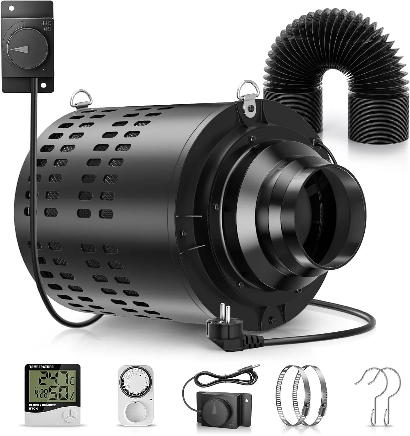 Pipe Fan, 150mm, 6inch, Inline - detail 2