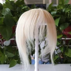 Hair Changshunfa Hair Bang Topper Silk Base High Density Handtied Transparent Hair Topper For Women