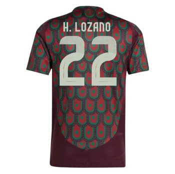 2024 Mexico Soccer Jersey Home Away RAULCHICHARITO LOZANO DOS SANTOS Club Football Shirt Kids Kit H.LOZANO Men Sets Uniforms