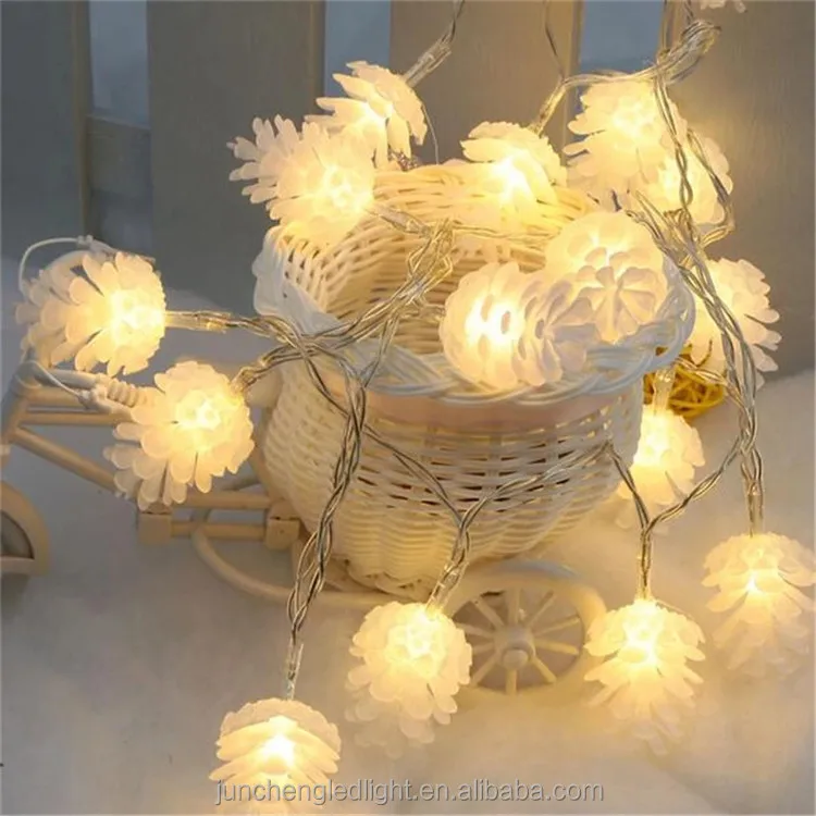 Christmas Fairy Led Pine Cone String Room Wedding Garland Party Decoration light