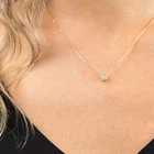 Jewelry Pendant Necklaces For Women Gold Plated Diamond Chain Dainty Jewelry Crystal Pendant