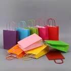 Bag Custom Logo Pink Matt Paper Shopping Bag Cosmetics Gift Paper Packaging Bag With Own Logo