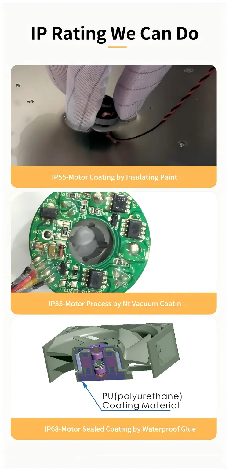 Cooling Fan, 80x80x25, 5v, 24v, 48v - detail 10