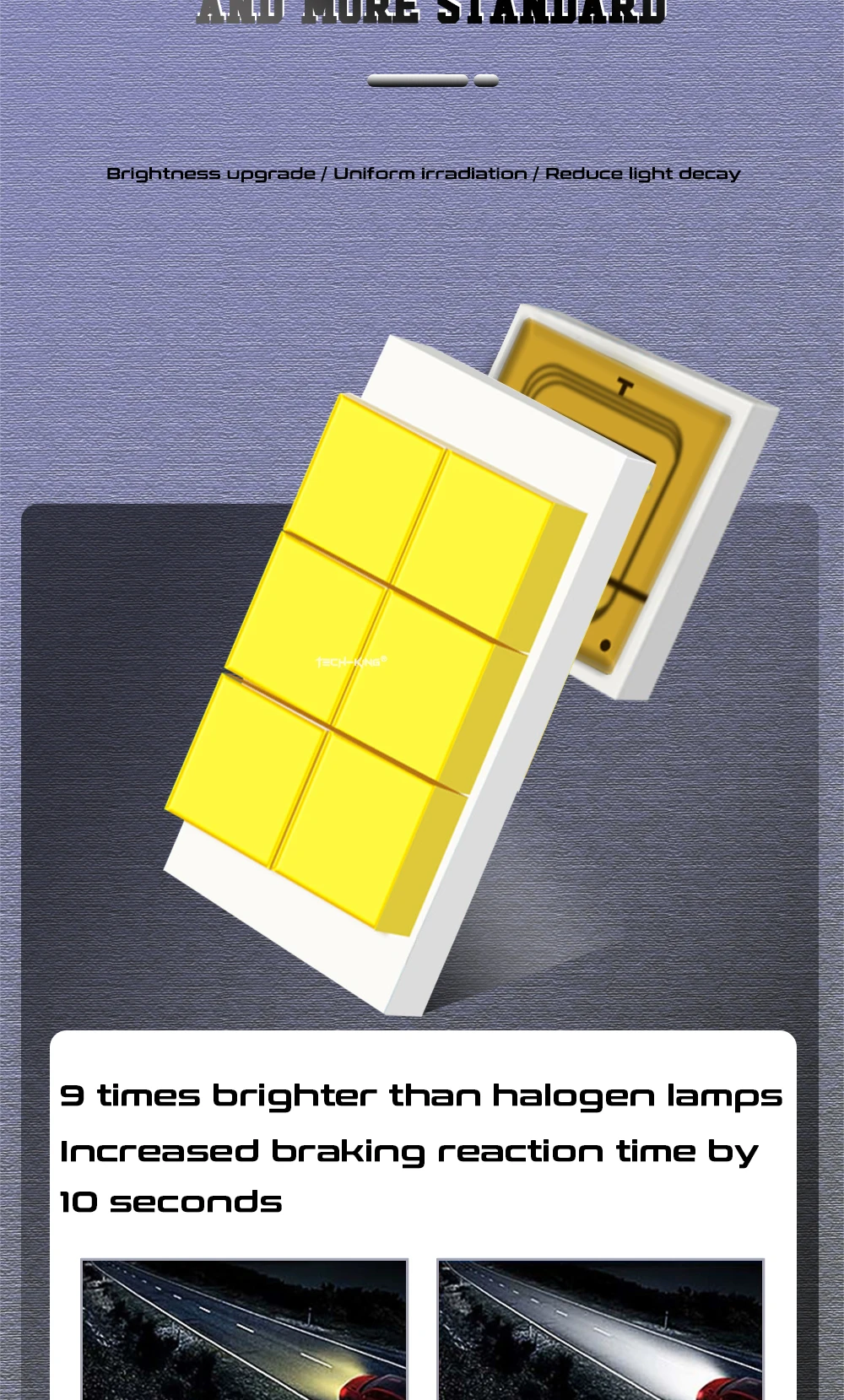 Bi Led Projector 2.5 Inch 124W Canbus LED Headlight Lossless Biled Headlight Automotive Parts Dual Lights Projector Headlights