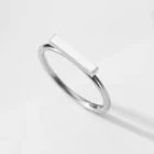 Ring JUJIE Cheap Online Stainless Steel Gold Plated Finger Ring For Woman