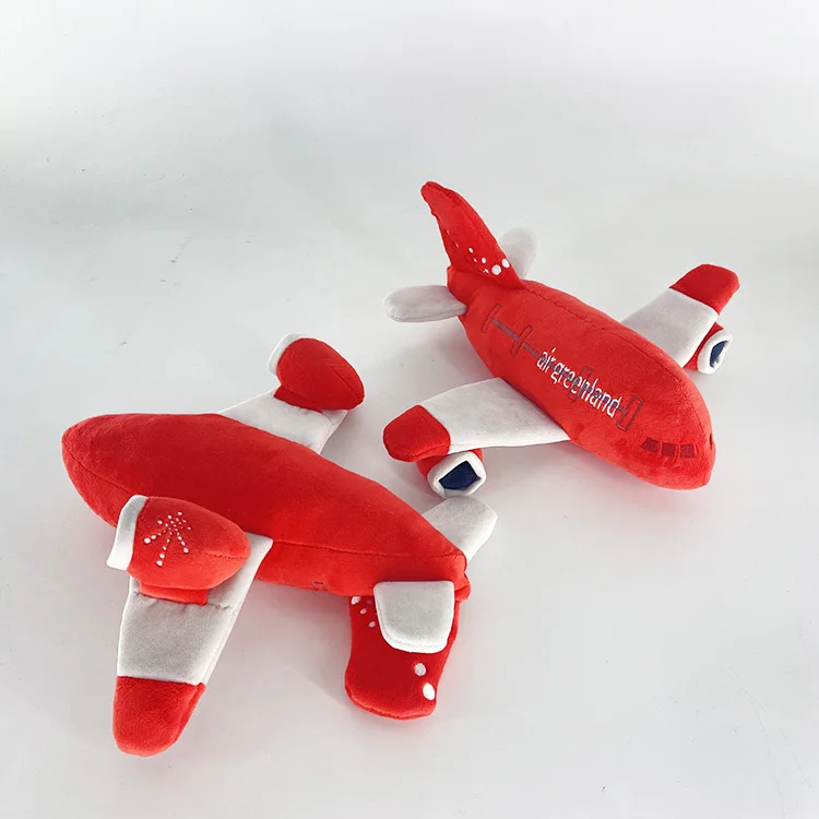 Most Popular Promotional Gifts Custom Design Lovely Cute Design Cartoon Plush Toys Plane