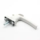 Window Lock Window MS501-B White Powder Coat Aluminum Window Handle Lock With Lock