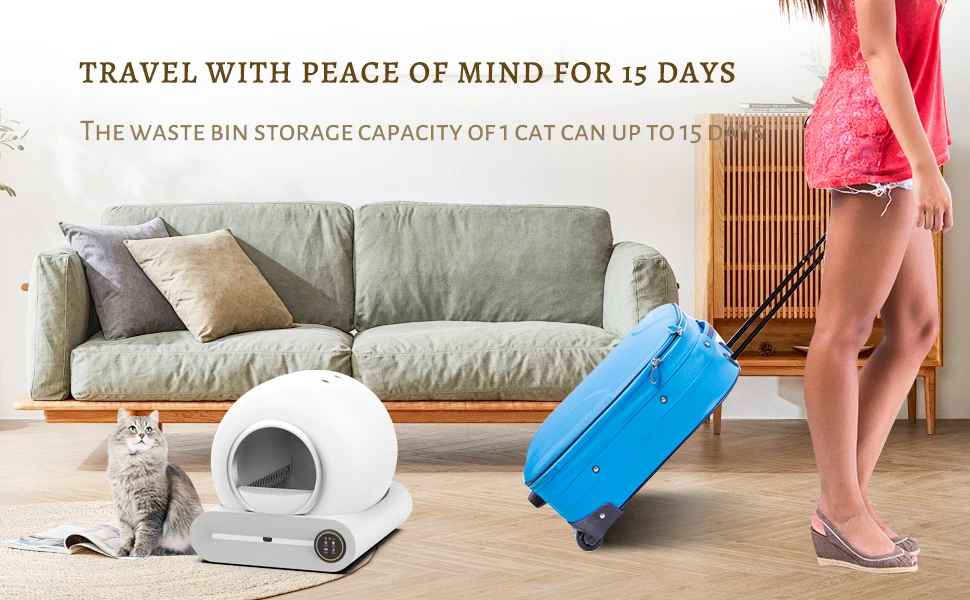Self Cleaning Cat Litter Box - Smart Robot Automatic