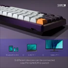 SIKAKEYB BT5.0 2.4G 3-mode Aluminum Mechanical Keyboard RGB Gaming For Professional Gamer