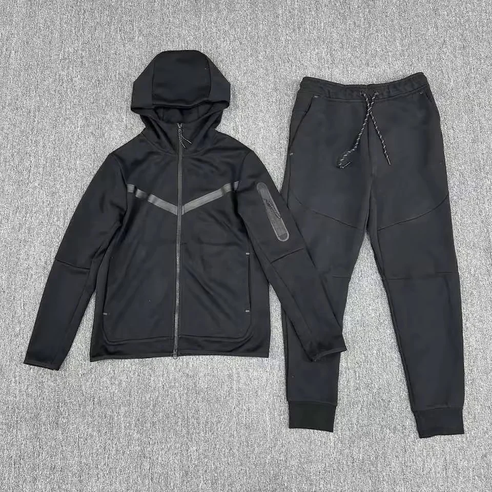 Men's Hooded Athletic Tracksuit Casual 2 Pieces Suits Color Block Hoodies and Sweatpants Set