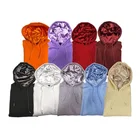 Satin Hoodies Hoodie Wholesale Unisex Custom Satin Silk Hood Set Hoodies Satin Lined Hoodie For Women Men