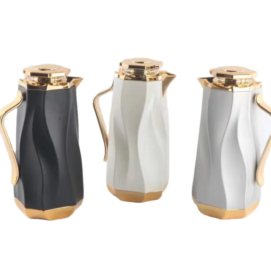 Multi Colors Wholesale Arabic Coffee Dallah And Tea Flask 1000ML 1LLuxury Daily Use Coffee Flask Vacuum