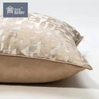 Cushion Dyeberry Gold And White Mottled Pattern Simple Jacquard Cushion Cover For Living Room