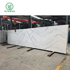 Quartz Big Slab 100% Pure Acrylic Stone Sheets Modified Solid Surface Quartz Vanity Counter Top