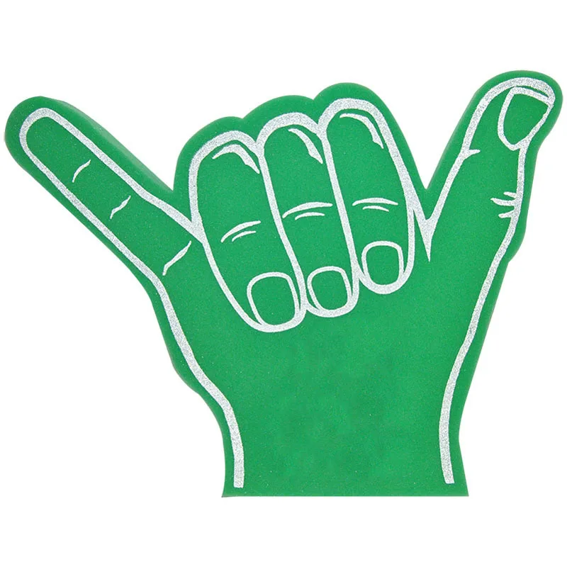 High Quality Factory Customize Imprint Big Sponge Cheering Foam Hand