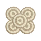 Round Woven Round Placemats Round Customized Round Woven Macrame Straw Seaweed Placemats Natural