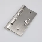 Customized size 4 inch stainless steel anti-theft door hinge
