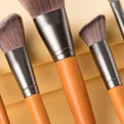 Make-up Brush Set 7 Pieces Customised Make Up Brushes Metal Ferrule Private Label/make-up Brush Set