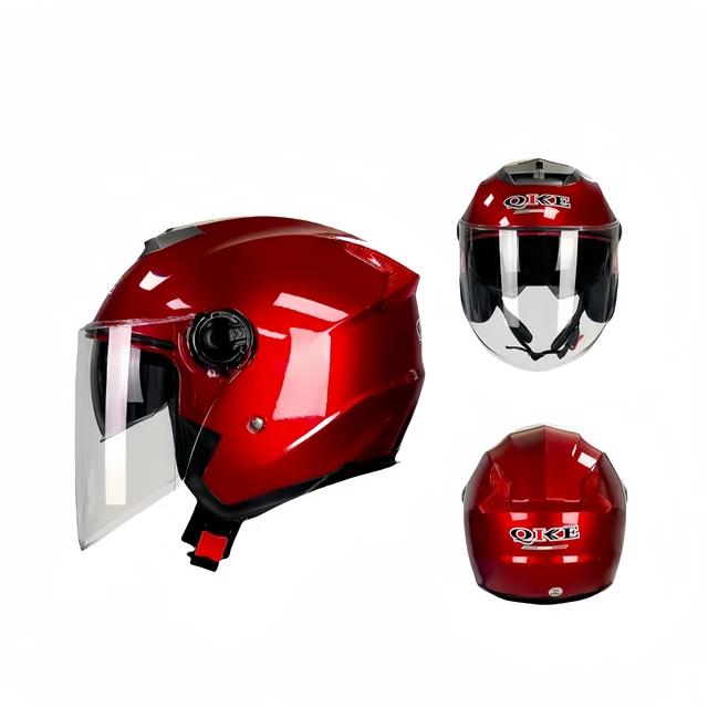 Original Factory Supply Double Visor Half Face Motorcycle Helmet ABS Housing for Adults
