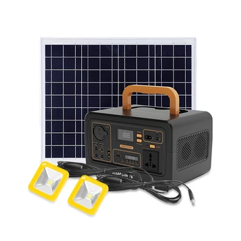 Solar Energy System 300W AC Portable Inverter Output Car Jumper & Cigarette Lighter Function Power Station