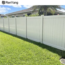 Contemporary White Privacy Fence Panels 6ft PVC Fence And Post House Outdoor Garden Yard 6x8 Vinyl Fence