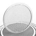 Pizza Tray 8 10 12 14 16 Inch Heat Resistance Aluminium Pizza Mesh Screen Pizza Tray