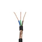 Pvc Sheathed Cable 3cores RVVP2X0.5mm2 Copper Core PVC Insulated PVC Sheathed Braided Shielded Flexible Cable