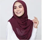 Scarf Scarf Women High Quality Cotton Scarf Pure Color Monochrome Scarves Women Hijab Scarf Cotton