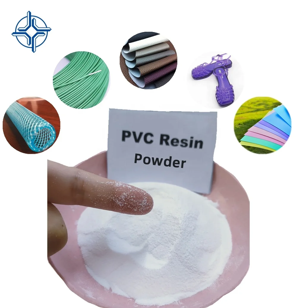 Pvc Sg K Resin Raw Plastic Material Pvc Powder Price Junzheng