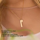 Name Simple Women Jewelry Personalized Custom Animal And Name Pendants Necklace Silver Gold Stainless Steel