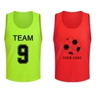 Training Vests Wholesale Polyester Custom Soccer Mesh Scrimmage Training Vests Cheap Lacrosse Pinnies