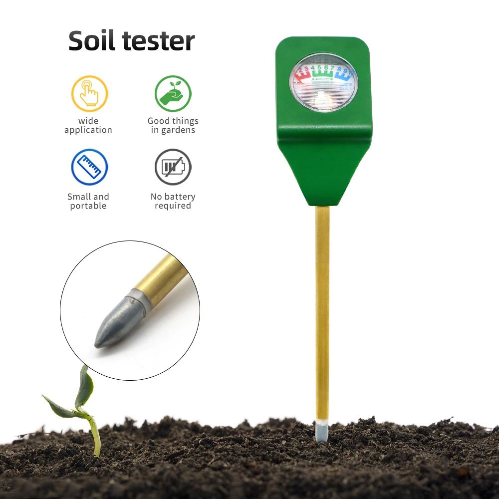 Soil Tester Water Moisture Test Meter Hygrometer For Garden Plant Flower Mini 
