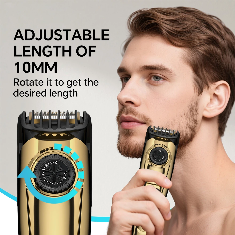 Professional USB Hair Cutter Trimmer Set for Humans Stainless Steel Blades for Household Hotel Use English Designed Barber factory